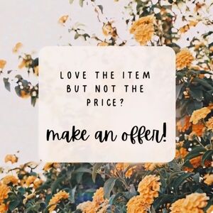 Love Thebitem Not The Price, Make Me An Offer?